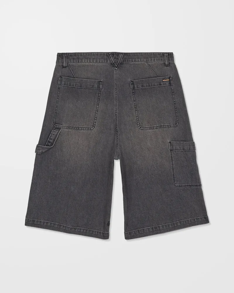 Kraftsman II 24" Denim-Shorts - Black Grey