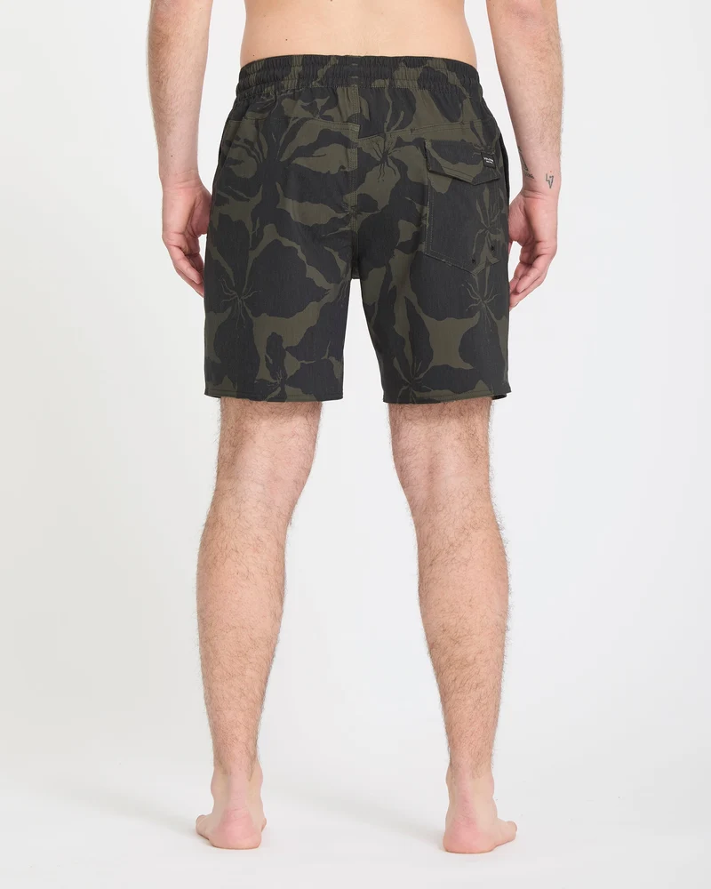 Psyche Cotton Trunk 17" Boardshorts - Ivy