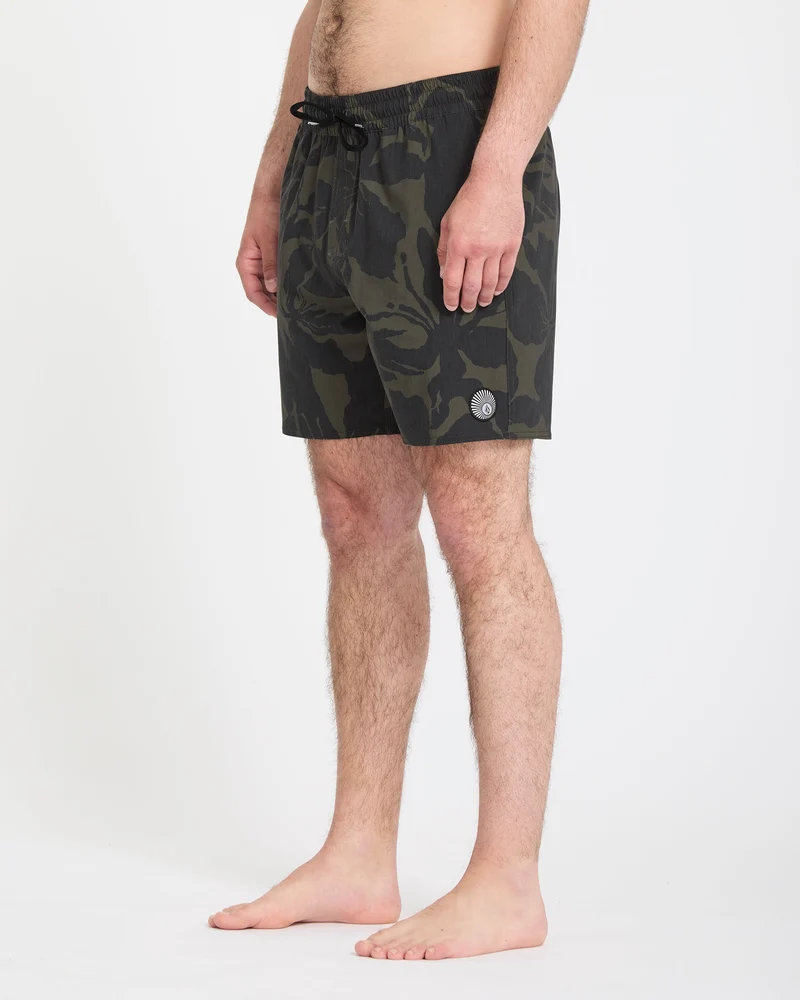Psyche Cotton Trunk 17" Boardshorts - Ivy