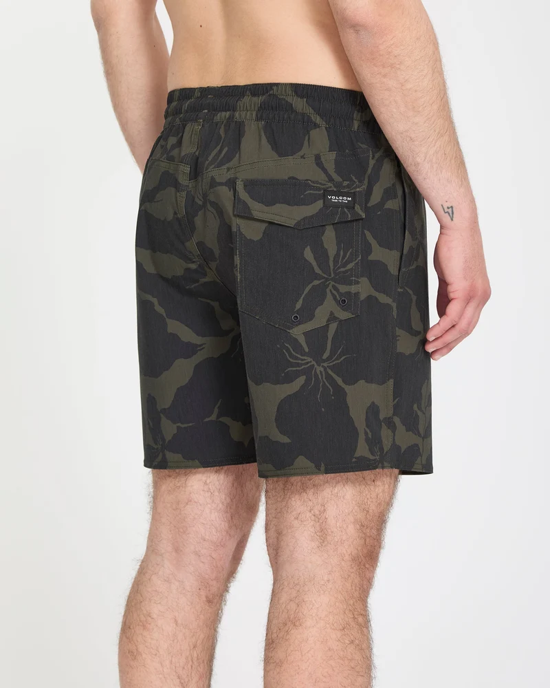 Psyche Cotton Trunk 17" Boardshorts - Ivy