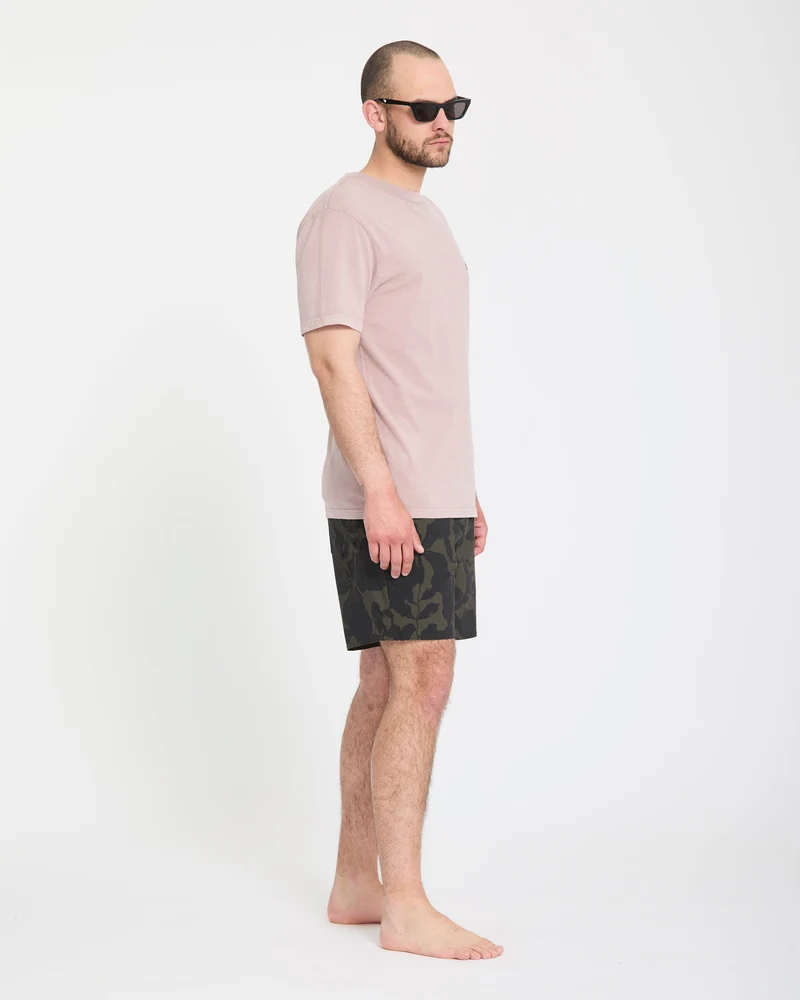 Psyche Cotton Trunk 17" Boardshorts - Ivy