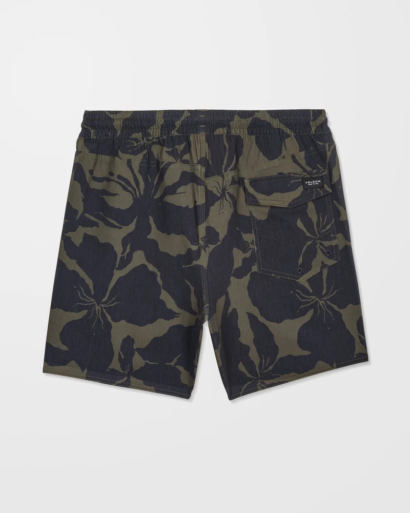 Psyche Cotton Trunk 17" Boardshorts - Ivy
