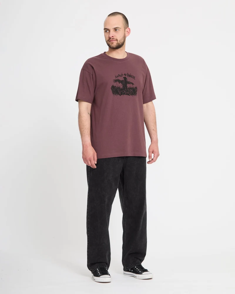 Freazy Loose Elasticated Waist Jeans - Blackity Black