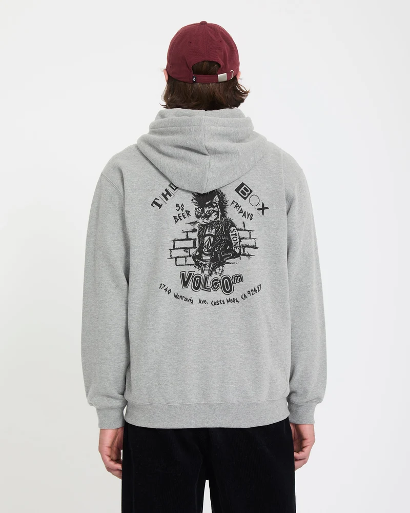 Catastrophy Zip Hoodie - Heather Grey