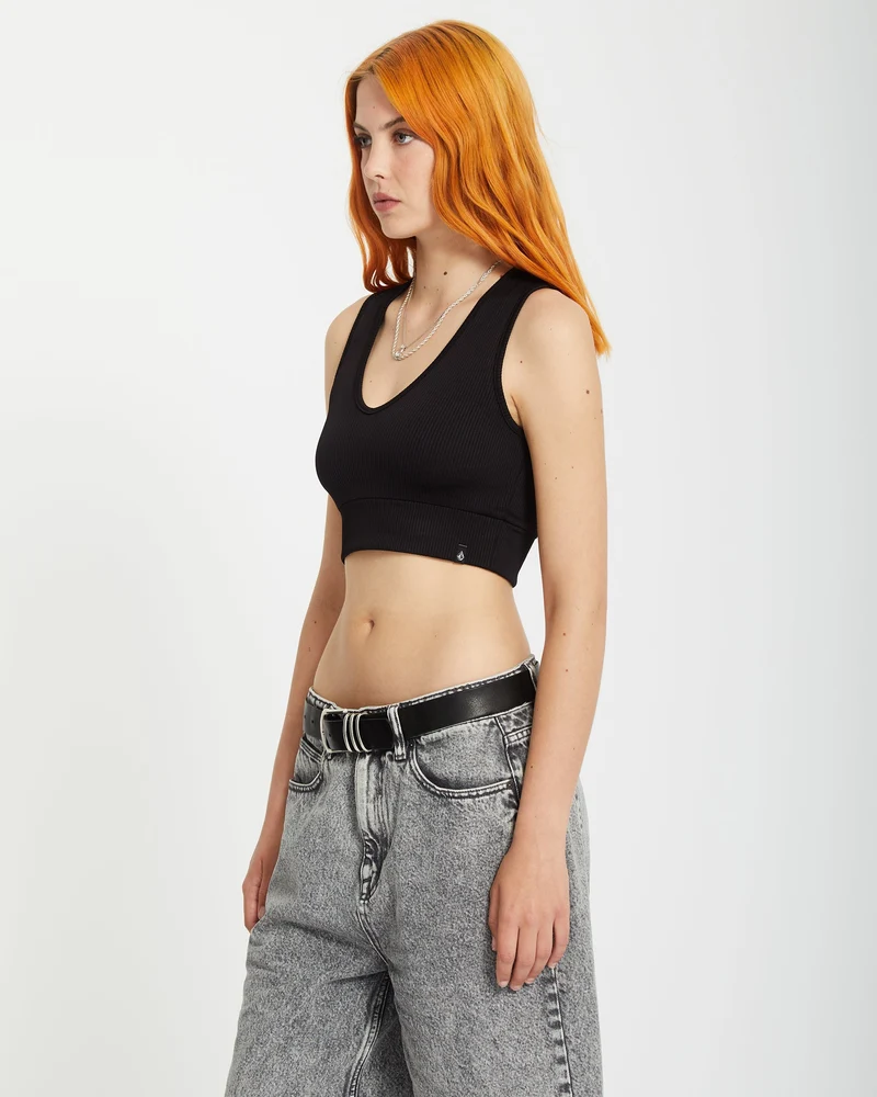 Gimmestank Rib Top - Black