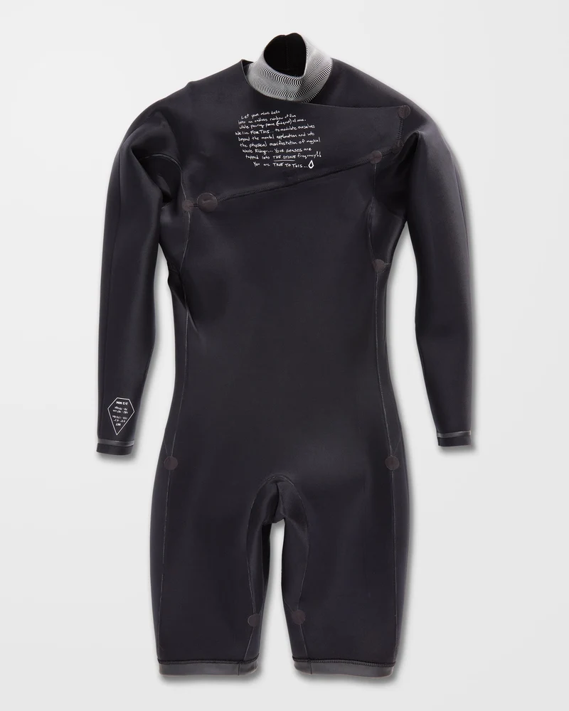 2/2Mm Long sleeve Spring Neoprenanzug - BLACK