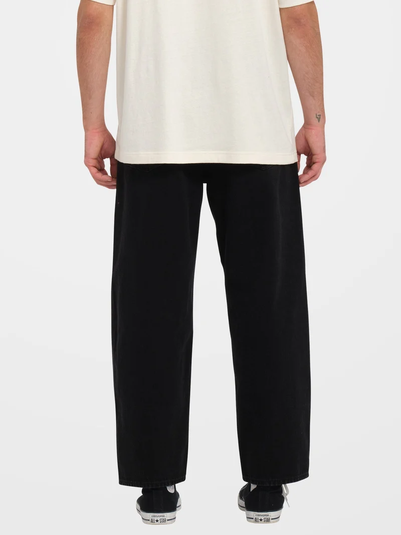 Billow Tapered Jeans - BLACK