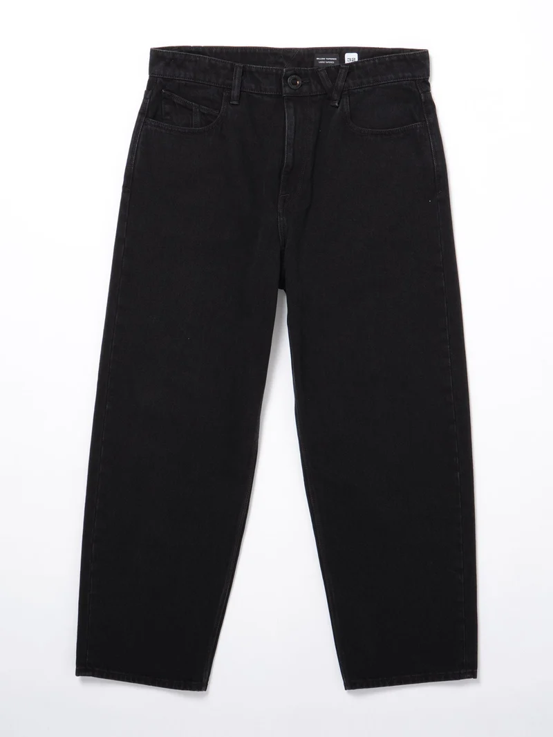 Billow Tapered Jeans - BLACK