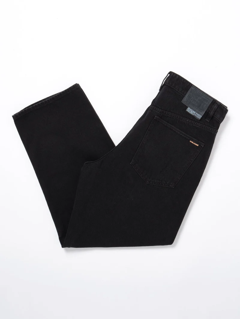 Billow Tapered Jeans - BLACK