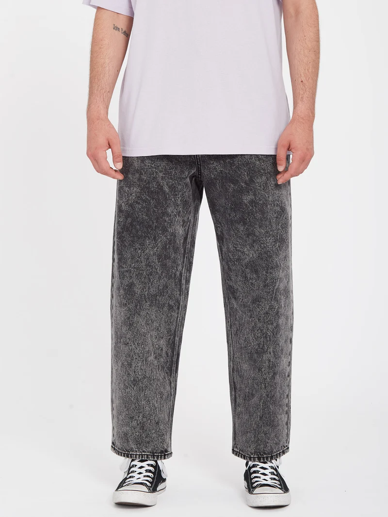 Billow Tapered Jeans - LIGHT ACID BLACK