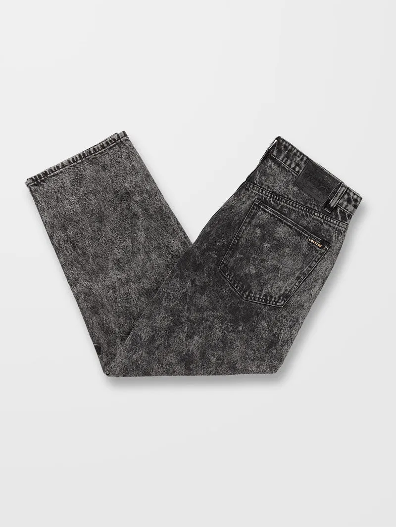 Billow Tapered Jeans - LIGHT ACID BLACK