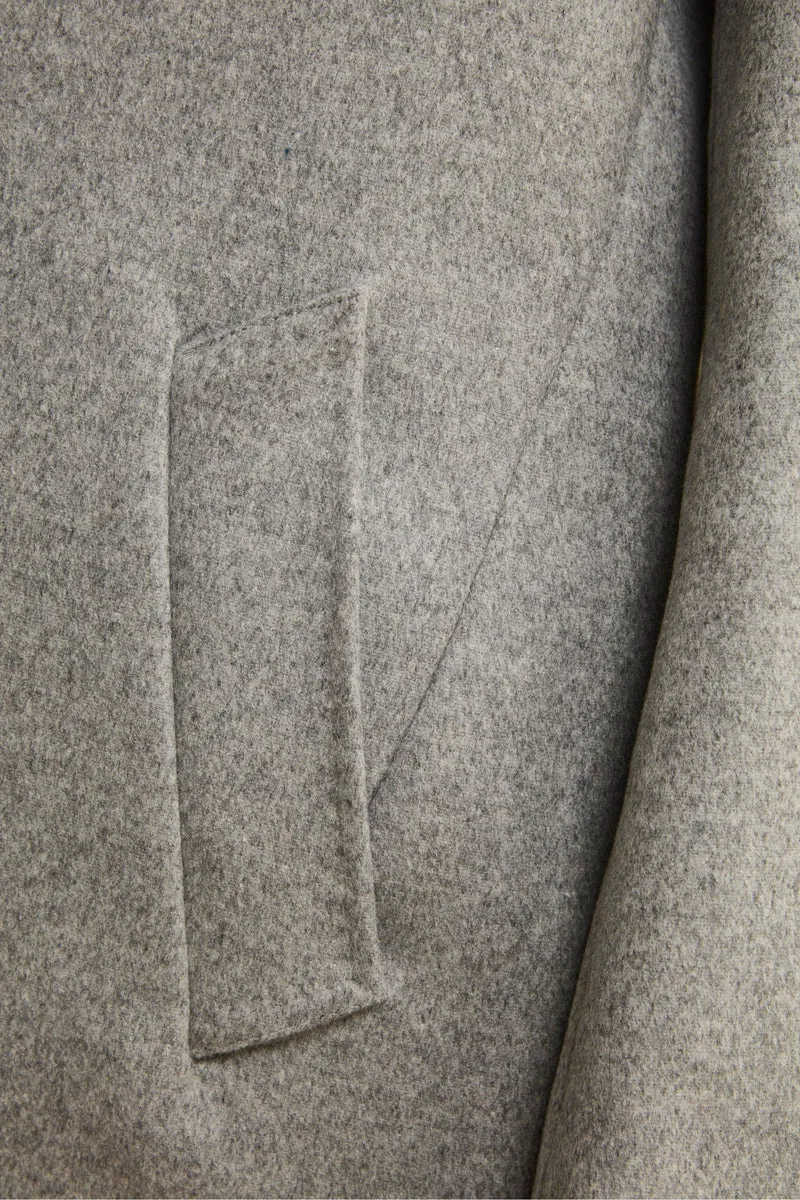 Cappotto in lana e cashmere - GRIGIO CHIARO