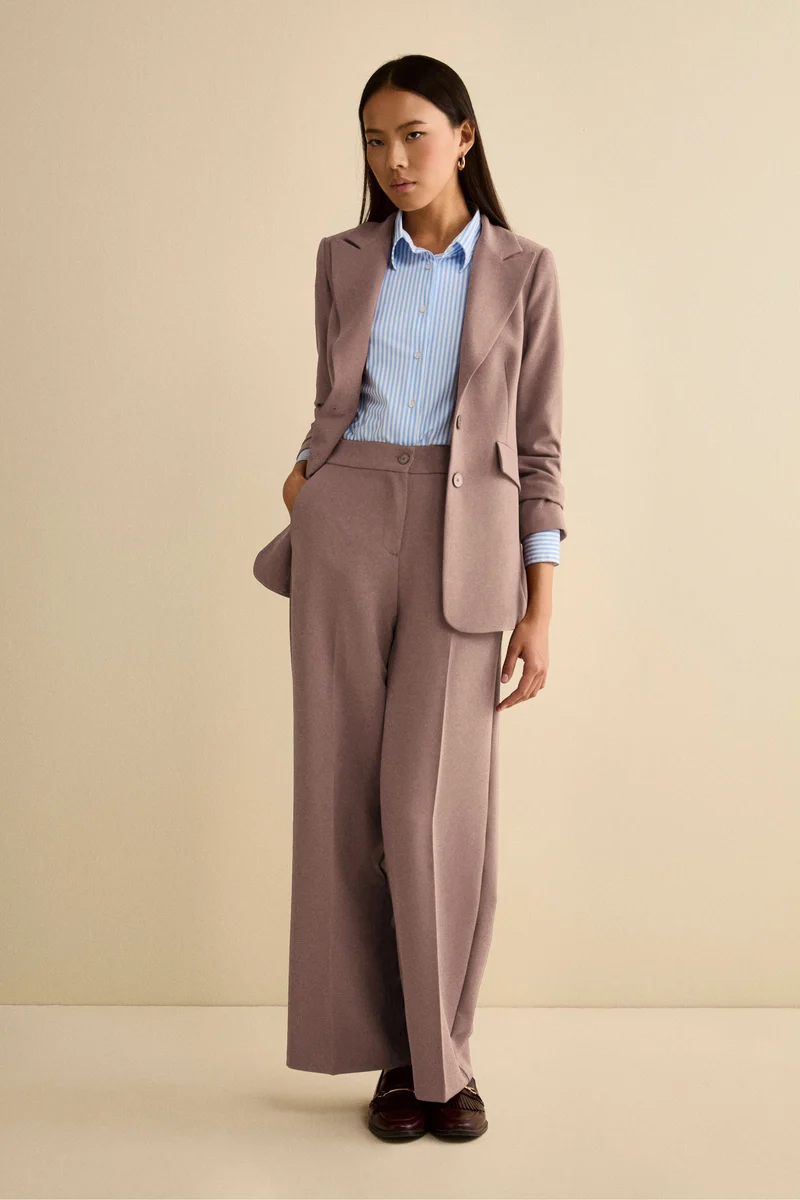 Giacca Bistretch Foderata Regular Fit - ROSA ANTICO