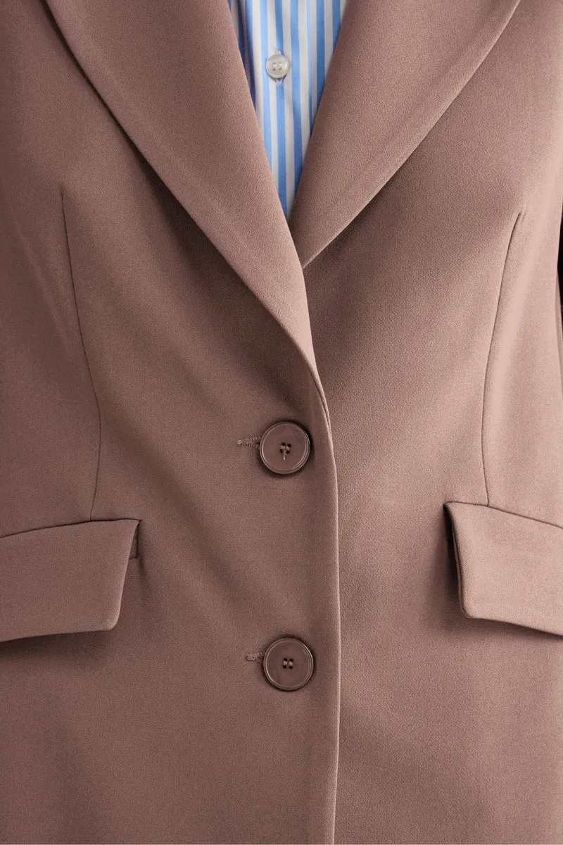 Giacca Bistretch Foderata Regular Fit - ROSA ANTICO