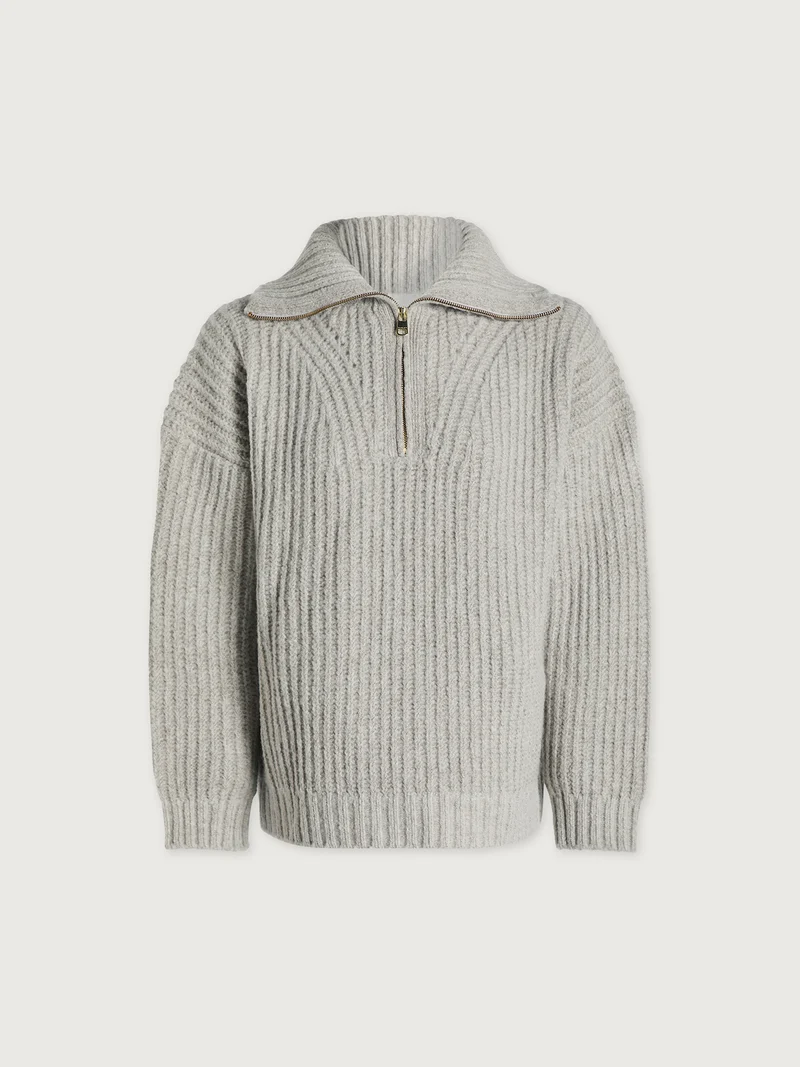 Flora Half Zip Soft Sweater