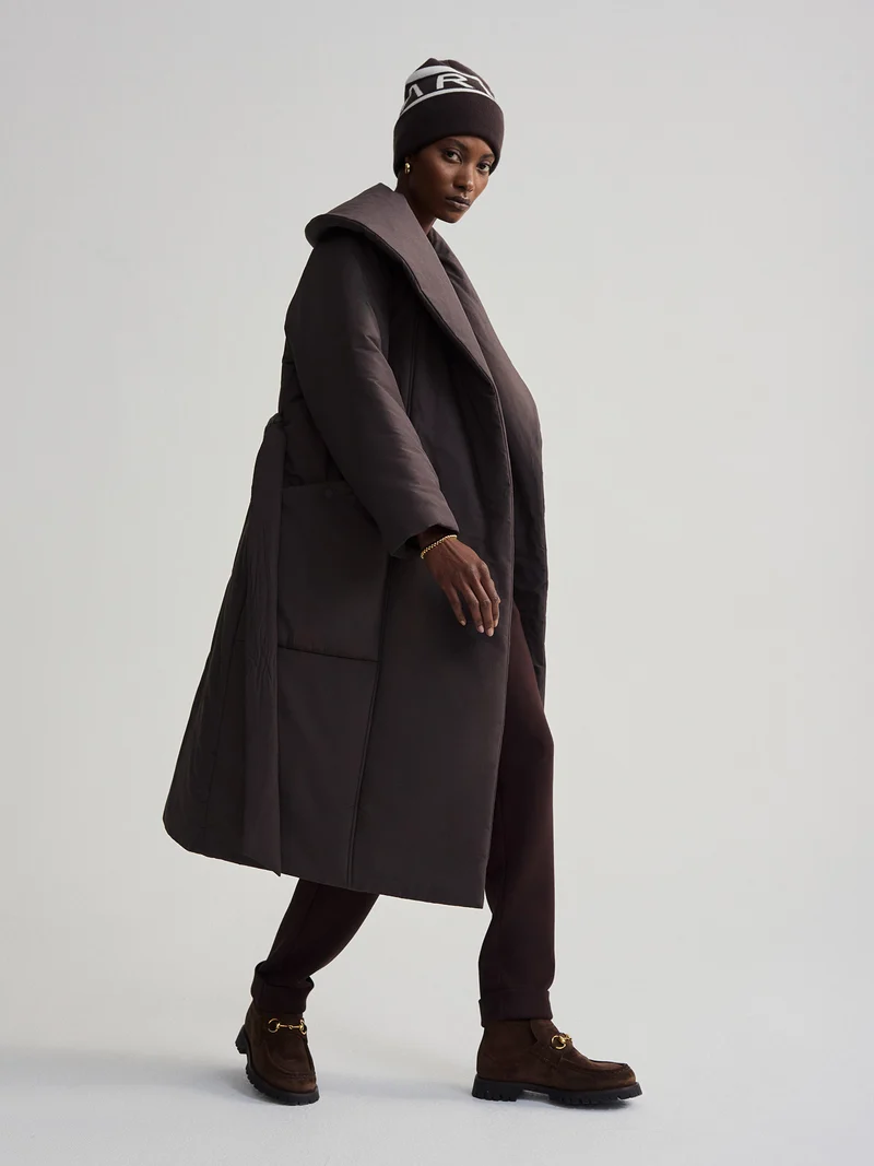 Ana Long Wrap Coat