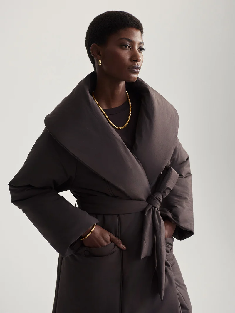 Ana Long Wrap Coat