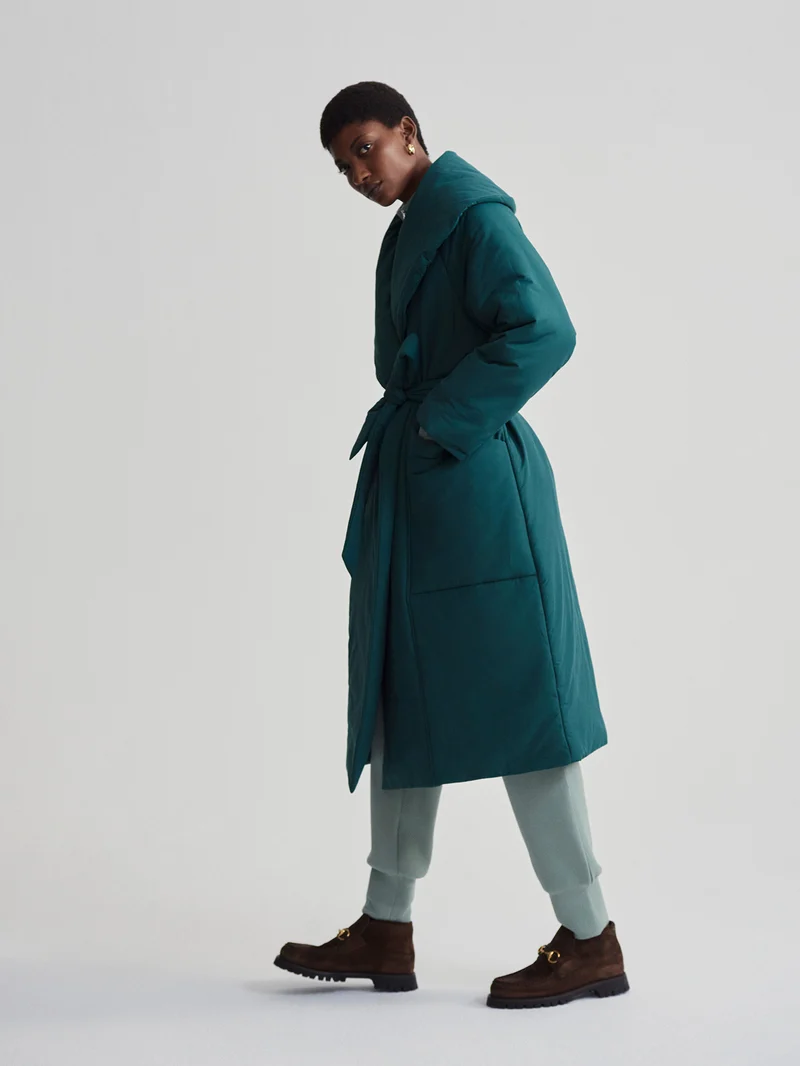 Ana Long Wrap Coat