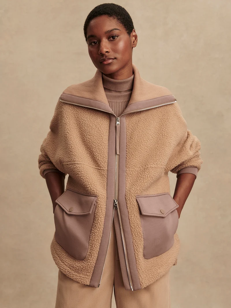 Eleanor Patch Pocket Fleece