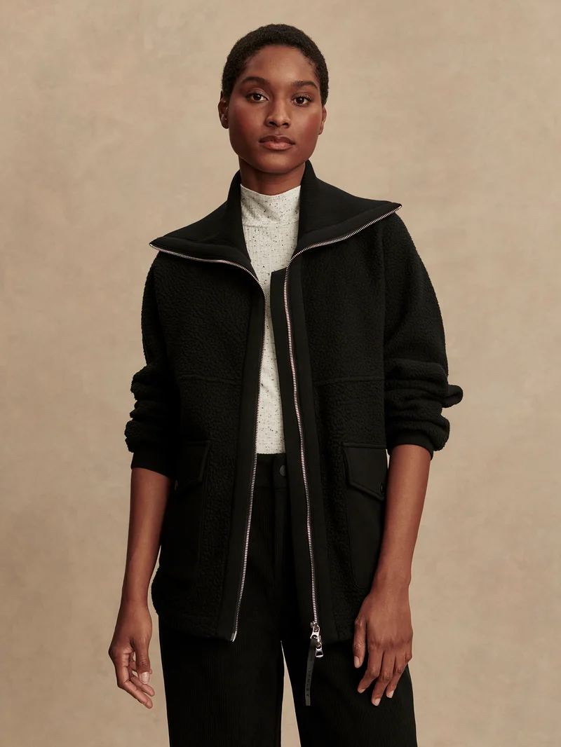 Eleanor Patch Pocket Fleece