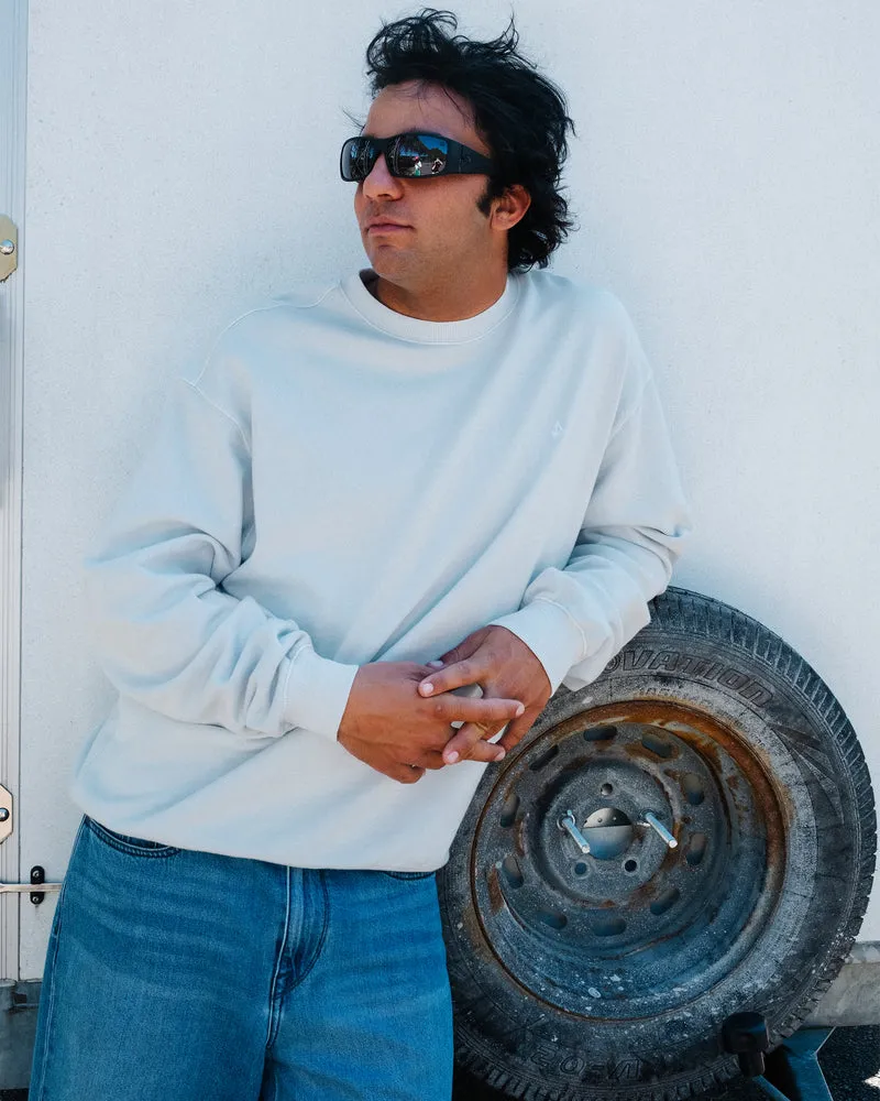 Single Stone Sweatshirt - Light Blue Acid