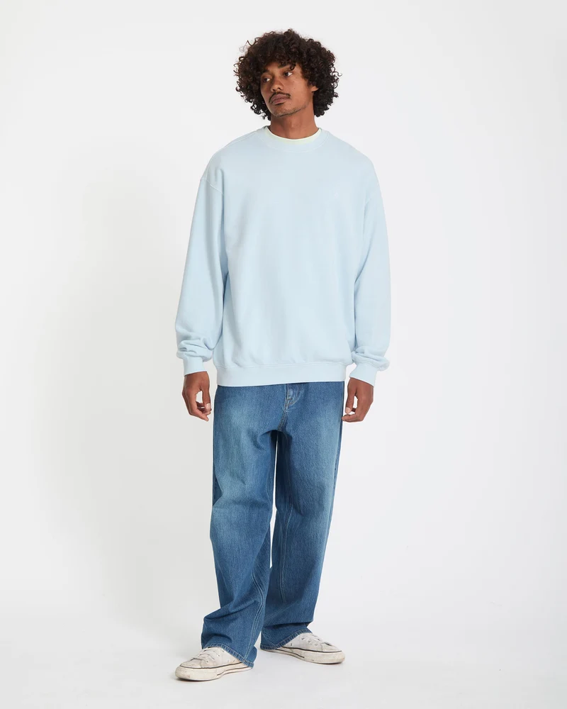 Single Stone Sweatshirt - Light Blue Acid
