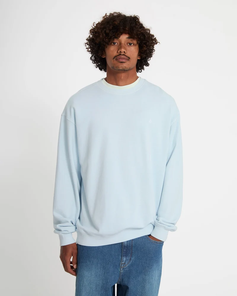 Single Stone Sweatshirt - Light Blue Acid