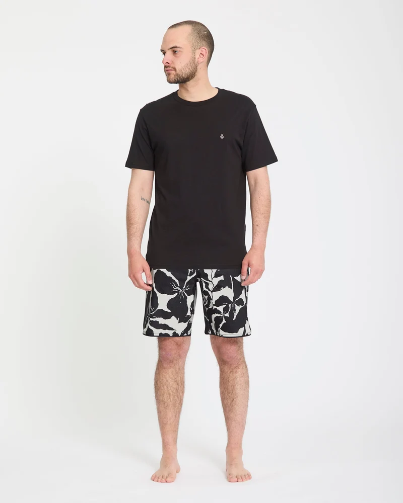 Contact Scallop Stoney 19" Boardshorts - Off White