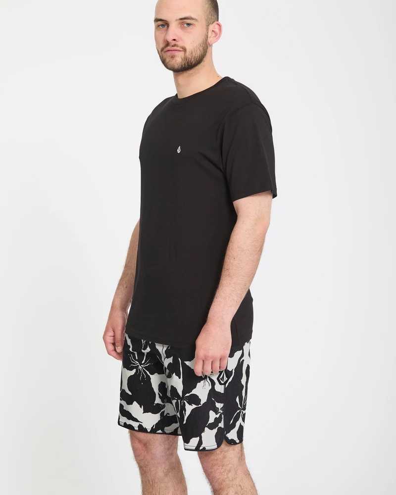Contact Scallop Stoney 19" Boardshorts - Off White