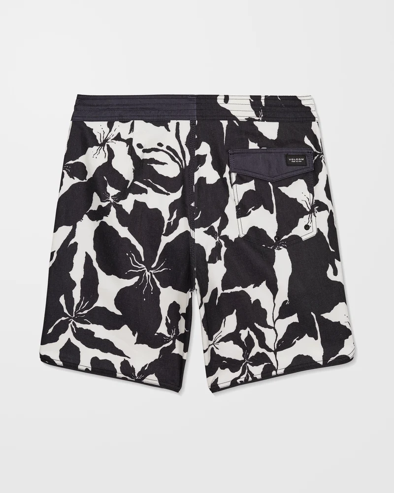 Contact Scallop Stoney 19" Boardshorts - Off White