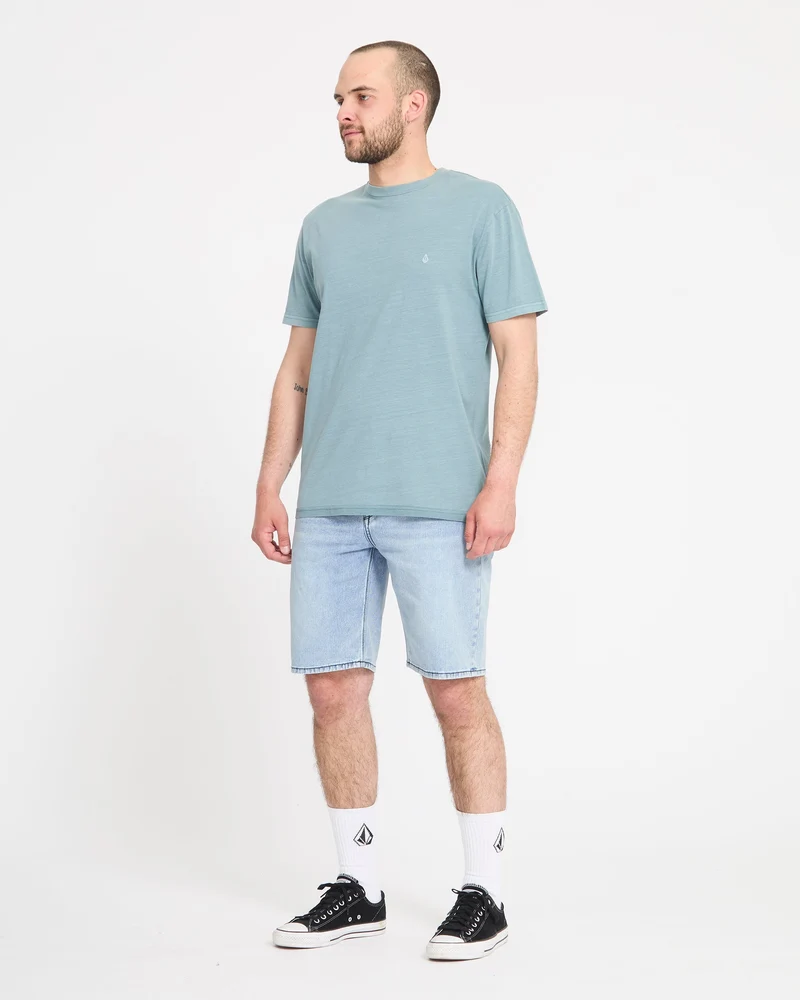 Solver Denim Shorts - Worn Light Blue