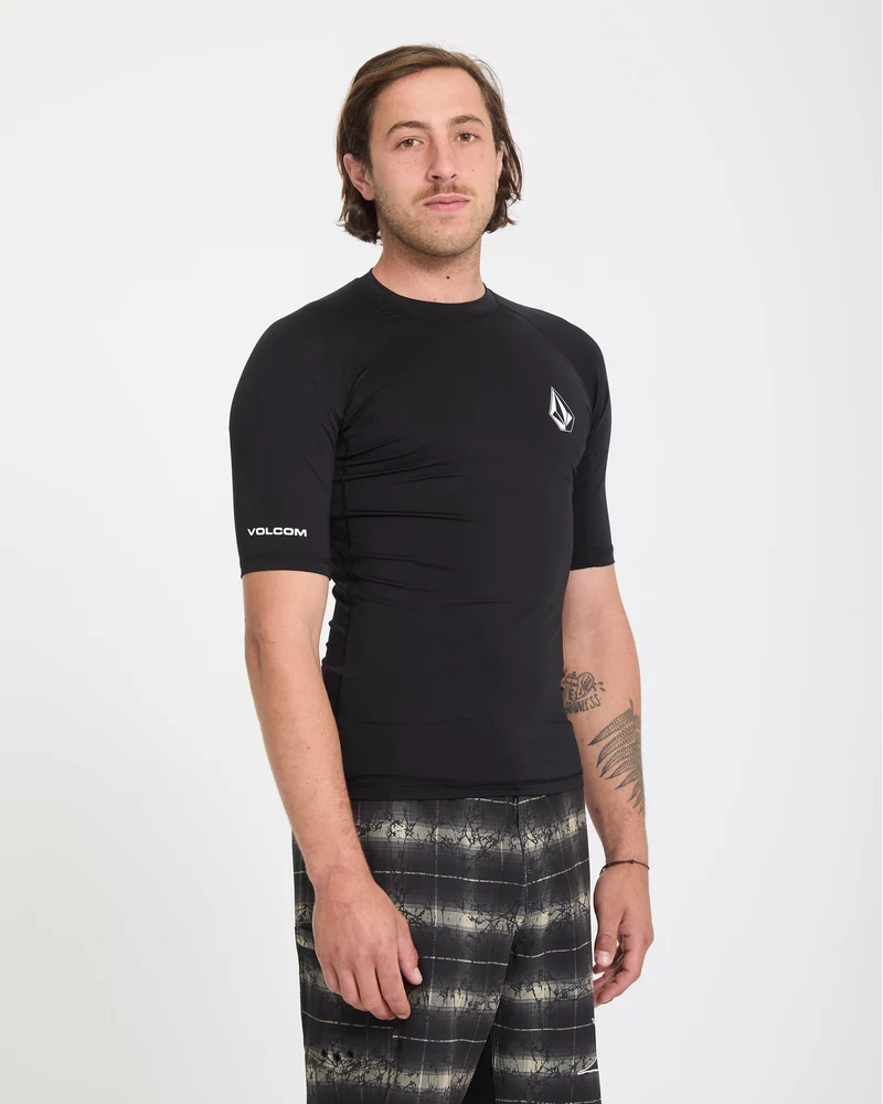 Lido Solid Rashguard - Black
