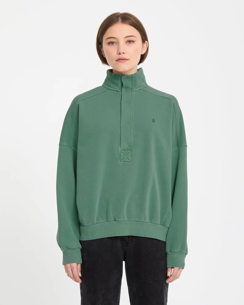 Reetrostone Up Sweatshirt - Evergreen