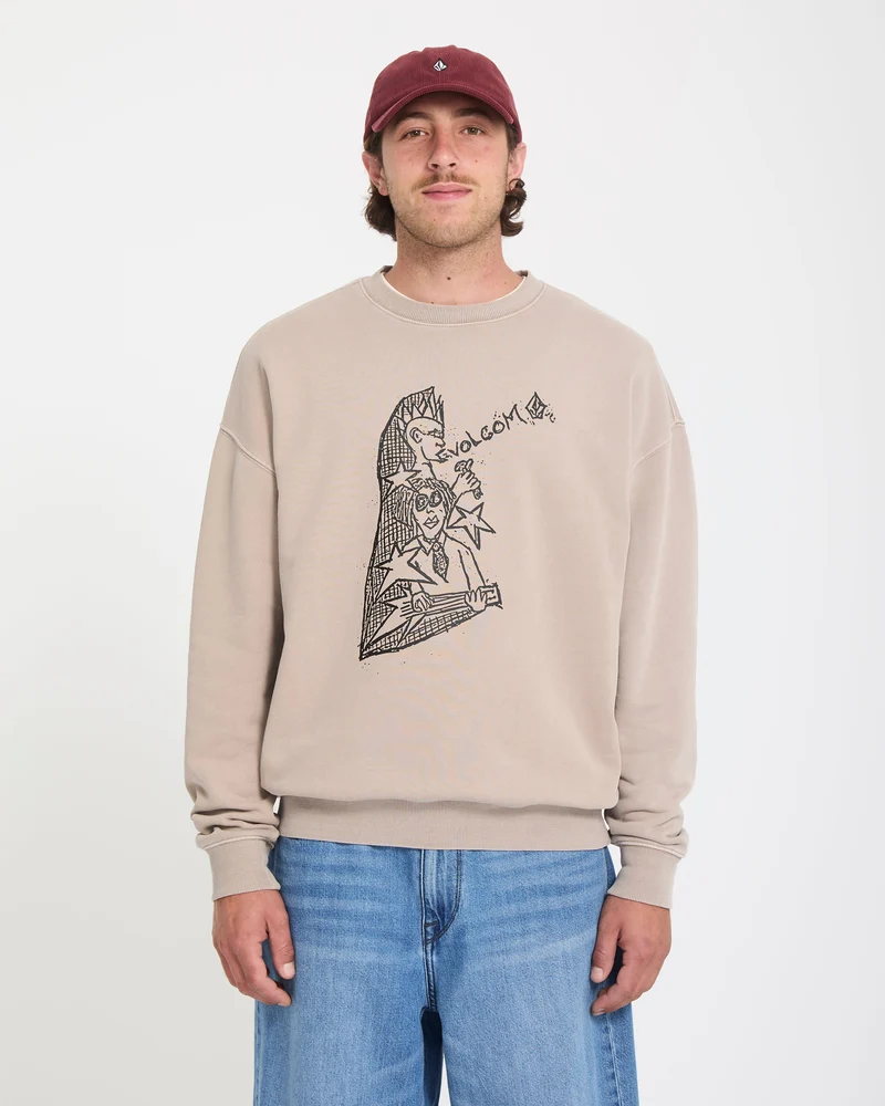 Issam Auptel Sweatshirt - Bark Brown
