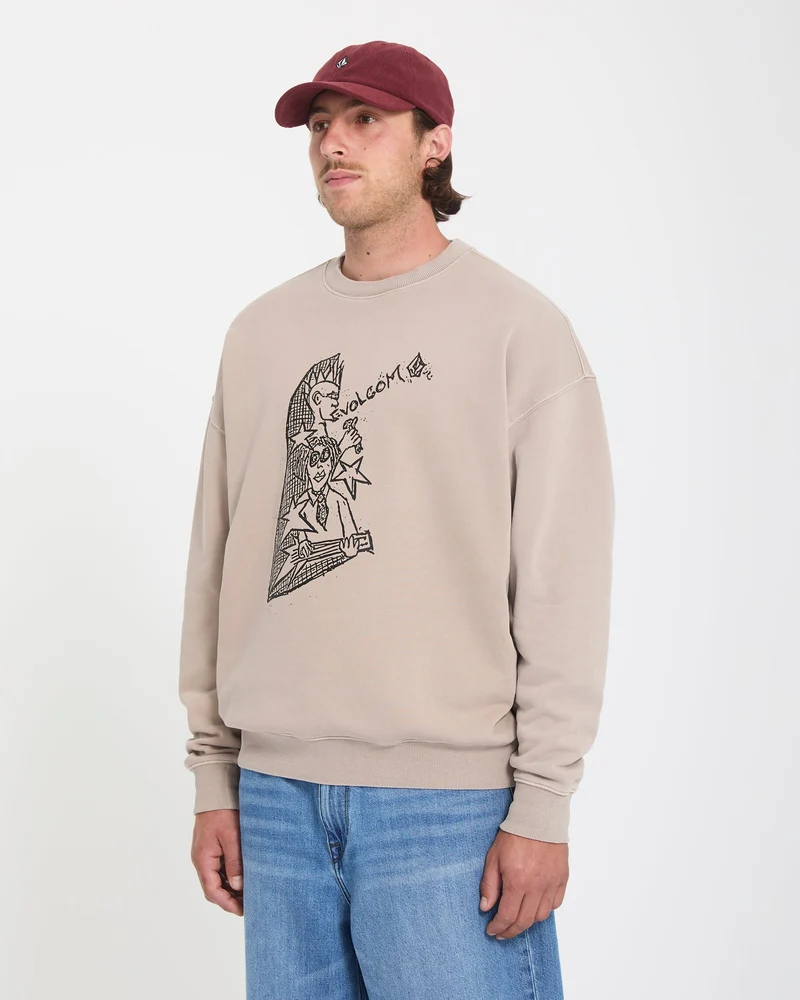 Issam Auptel Sweatshirt - Bark Brown