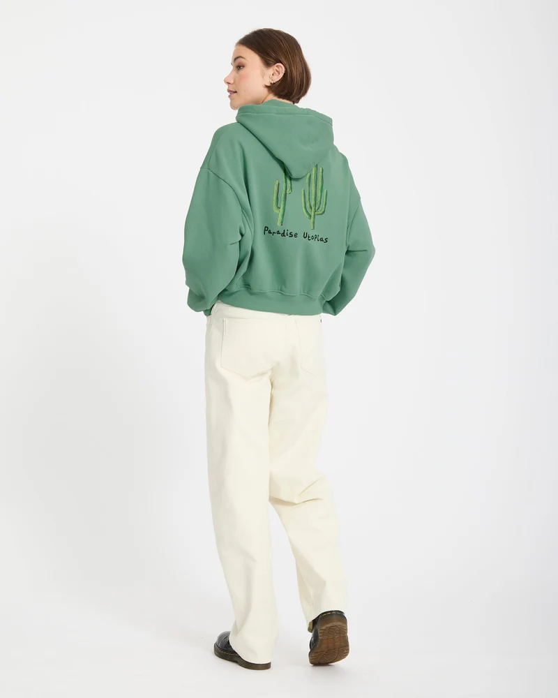 Mickey Mason Hoodie - Evergreen