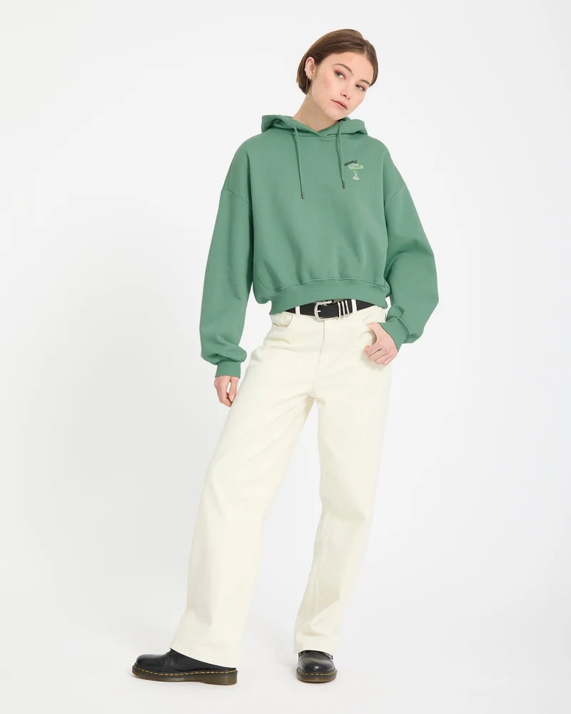 Mickey Mason Hoodie - Evergreen