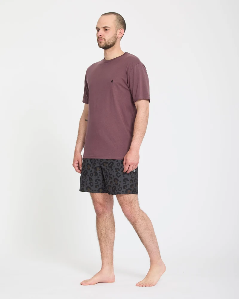 Melange Trunk 17" Boardshorts - Asphalt Black