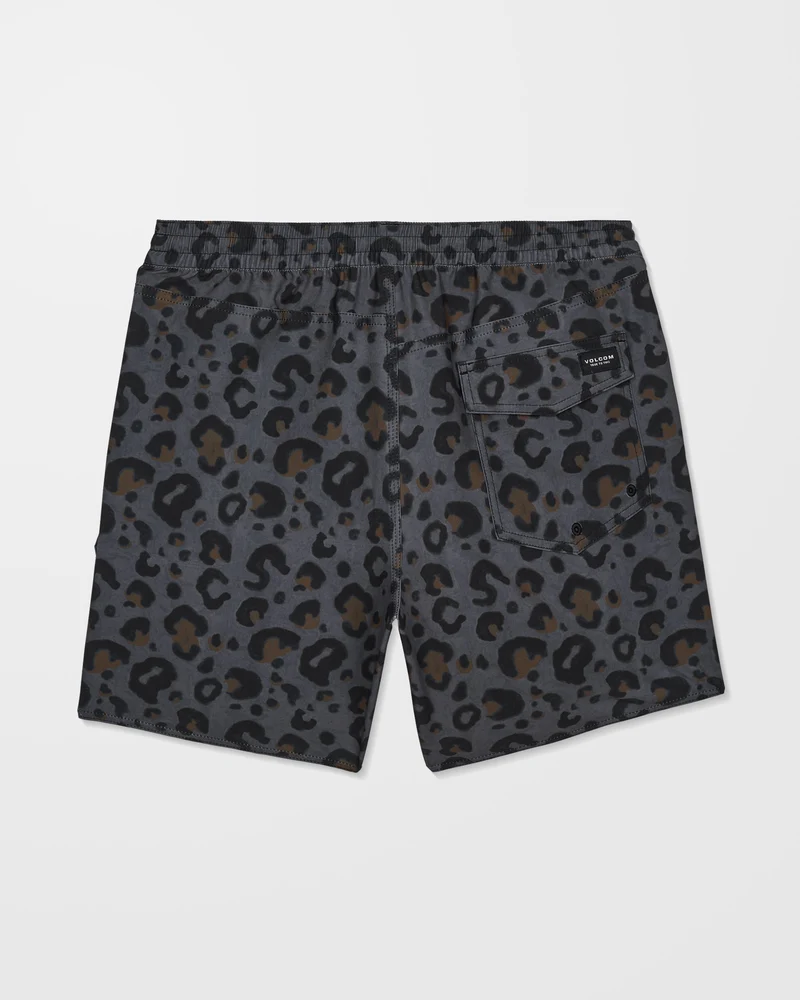 Melange Trunk 17" Boardshorts - Asphalt Black