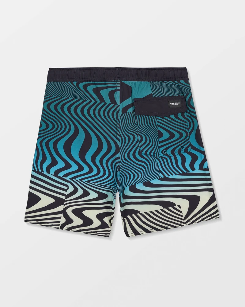 Lido Print Trunk Boardshorts - Rifle Green - (KINDER)