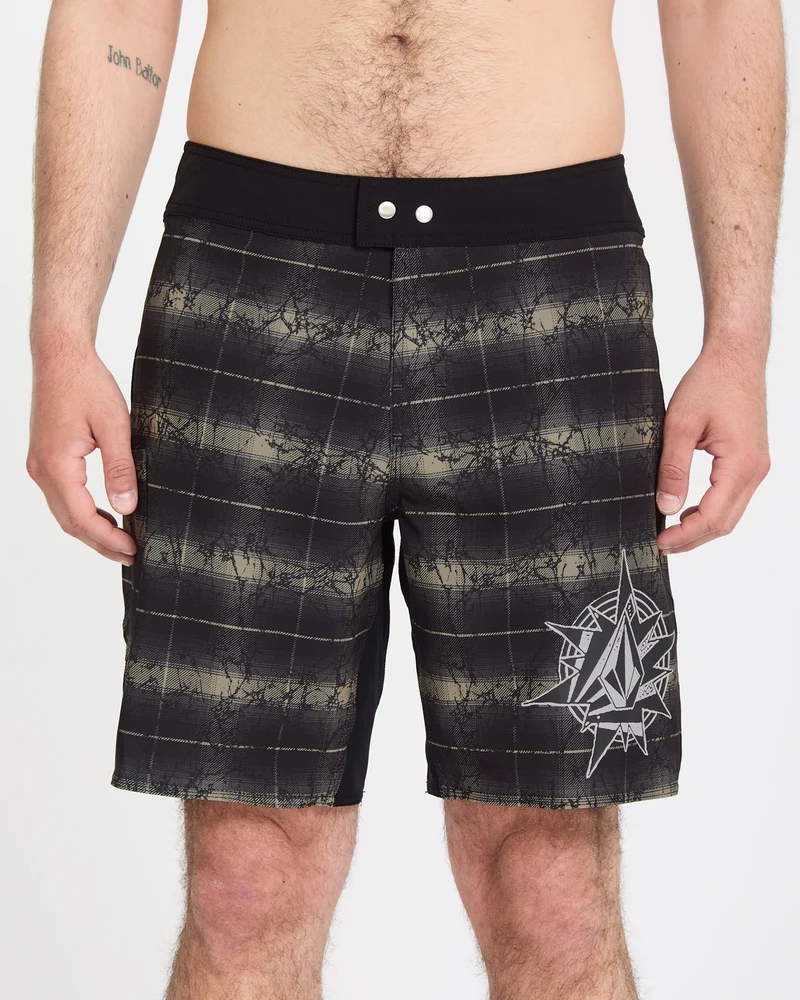 Grunge Snap Mod 18" Boardshorts - Desert