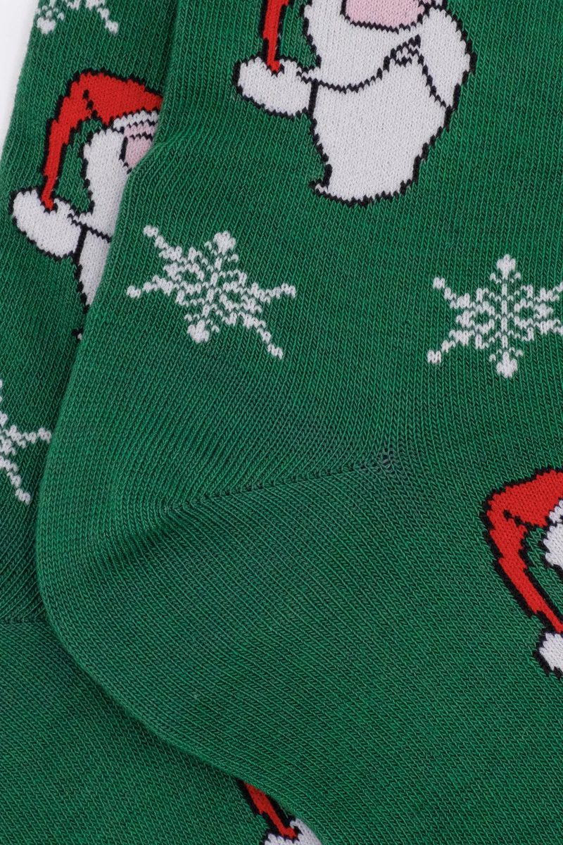 Calze Lunghe Fantasia Natale - BOTTIGLIA