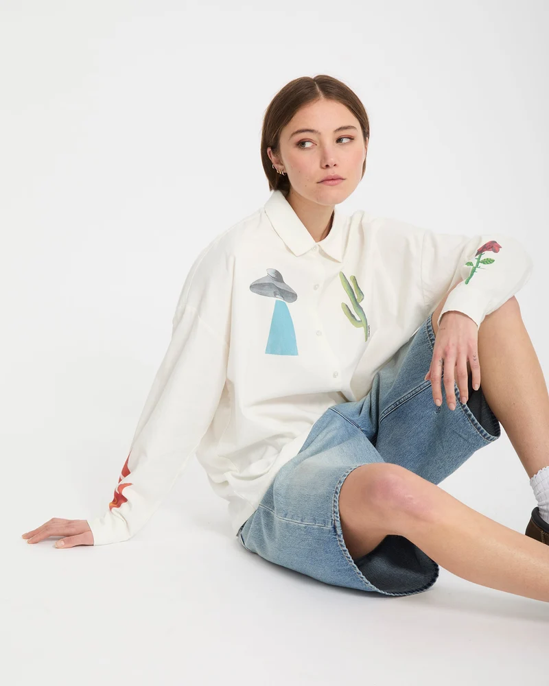 Mickey Mason Hemd - Off White