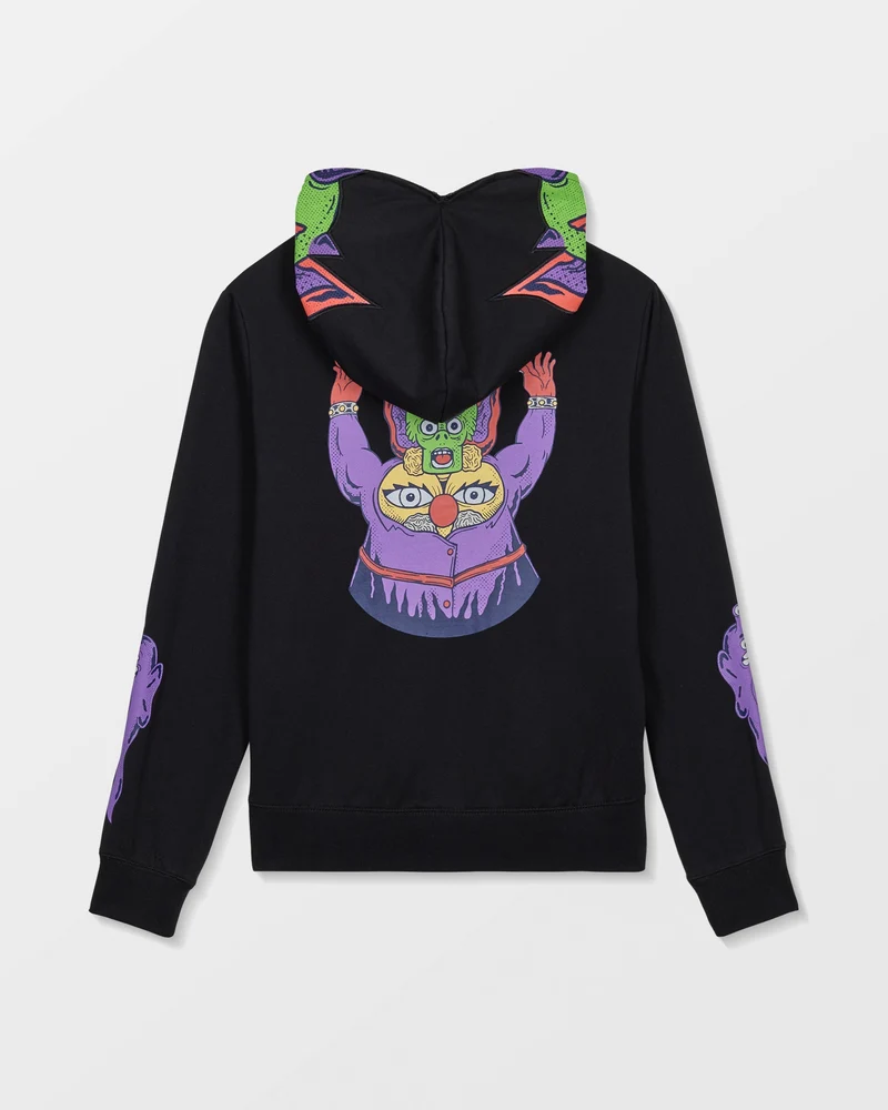 Ben Sanair Full Zip Hoodie - Black - (KINDER)