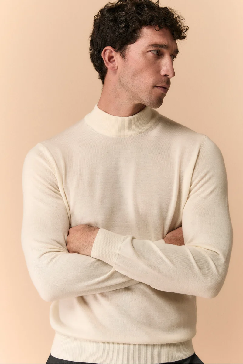 Lupetto in Lana Merino - PANNA