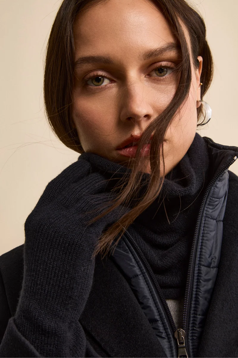 Scaldacollo in cashmere - BLU MARINE