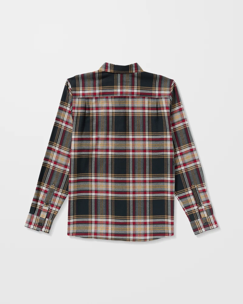Netastone Flanellhemd - Antique Black