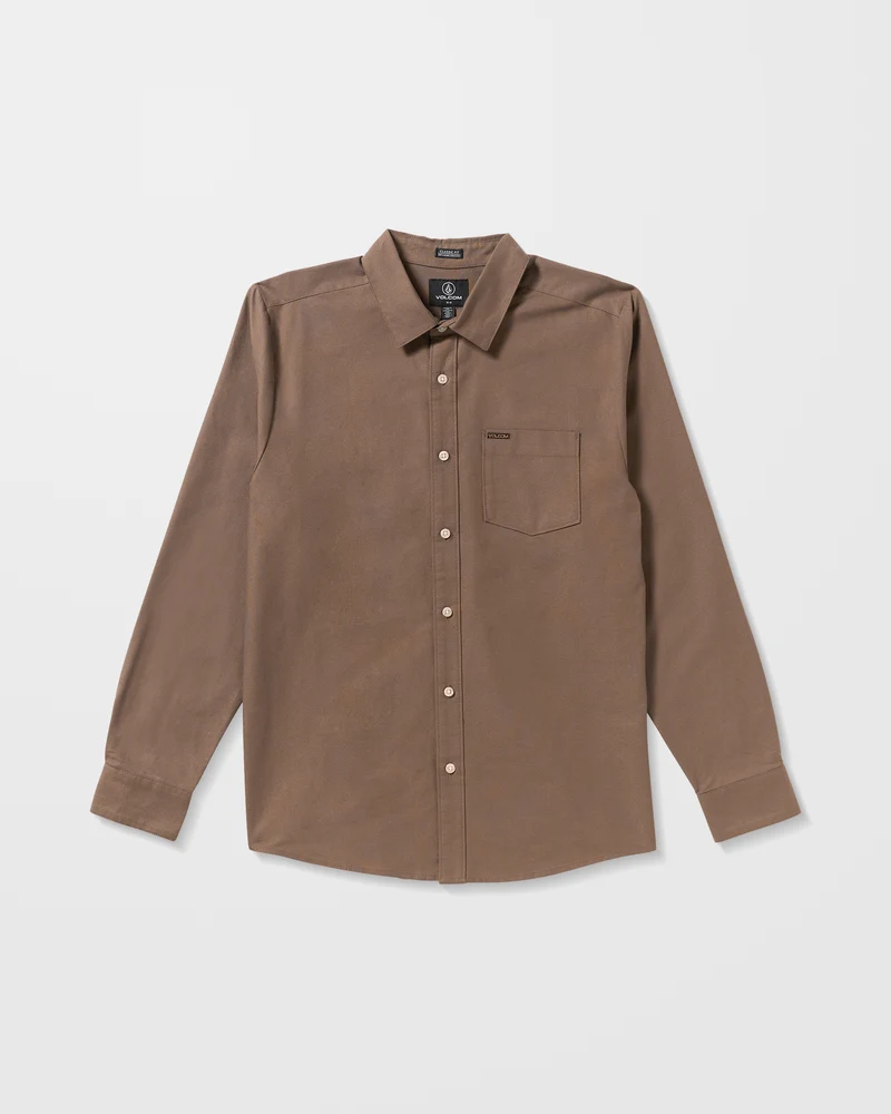 Veeco Oxford-Hemd - Brown Stone