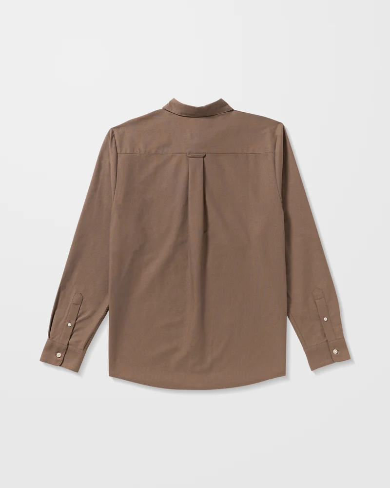 Veeco Oxford-Hemd - Brown Stone