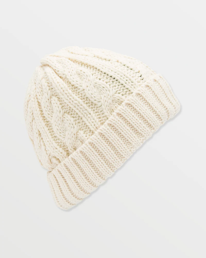 Stone Knit Beanie - Bone